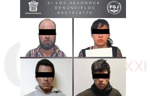 Detienen a cuatro presuntos ladrones de autos en 4 municipios mexiquenses